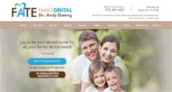 Desktop Screenshot of fatefamilydental.com